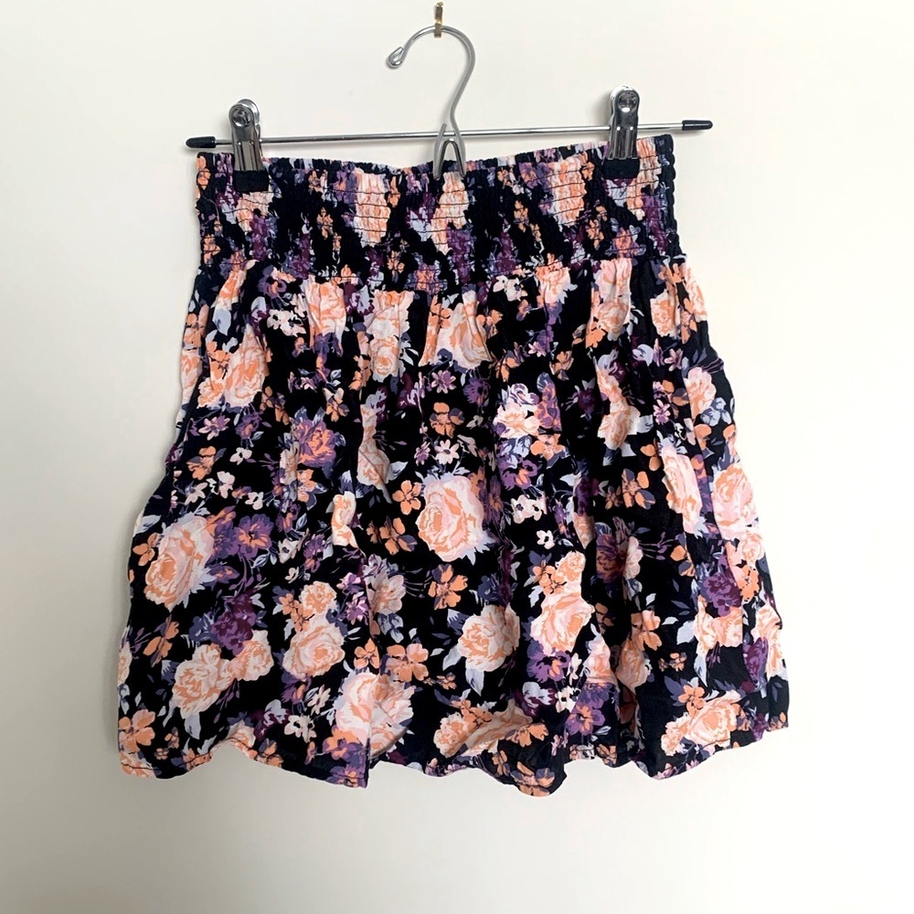 Garage Floral Summer Mini Skirt